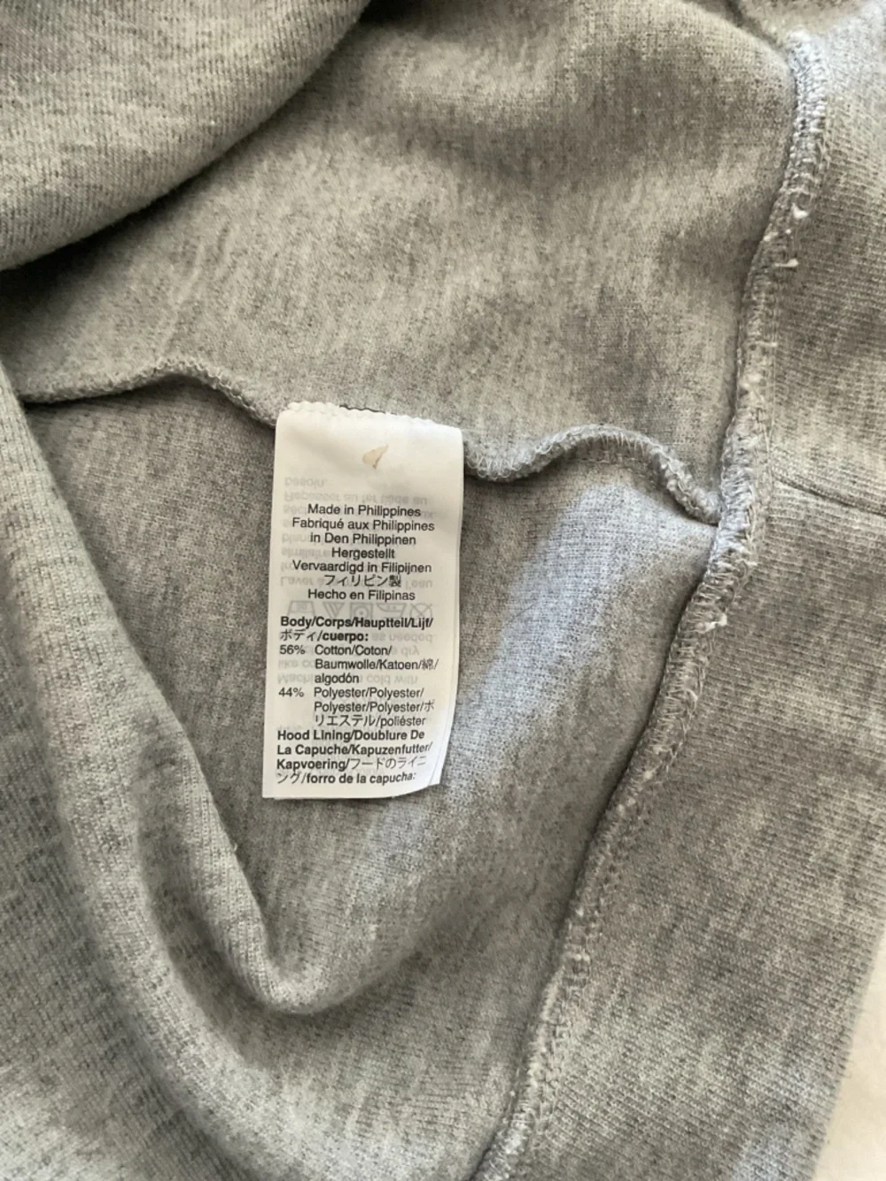J.Crew Gray Bell Sleeve Pullover Hoodie Sweatshirt Size L